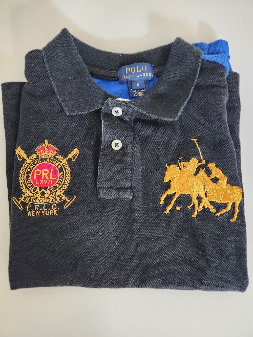 Boys Ralph Lauren Navy Polo